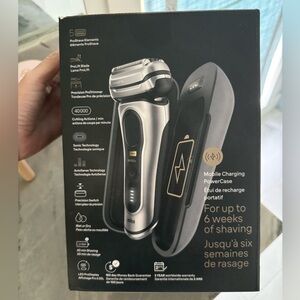 Braun Series 9 Electric Shaver with Silver Finish